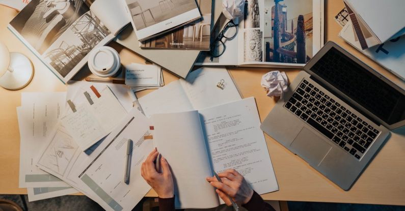 Screenplay - Person Reading a Script on a White Paper